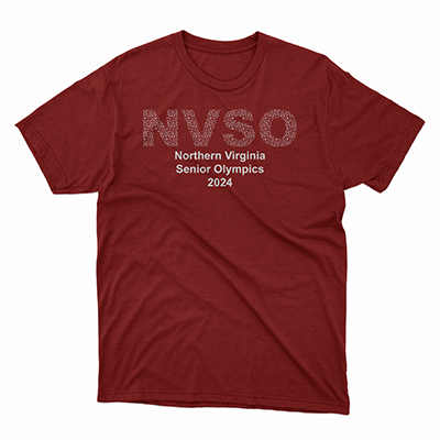 NVSO Northern Virginia Senior Olympics 2024 tshirt.
