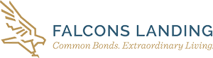 Falcons Landing logo.